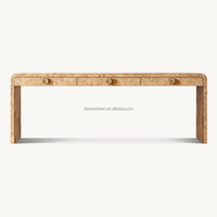 Escritorio de Madera Estilo Americano Simple para el Hogar, Escritorio para Computadora