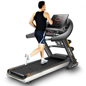 YPOO high quality electric treadmill led screen home use treadmill dc motor treadmill with tv with YPOOFIT APP