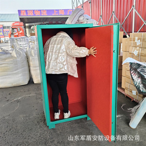 Explosion Proof Storage <b>Cabinet</b> Steel <b>Lockable</b> Orange Powder Coated For Fireworks And Explosives Warehouse Use - Product Image 1