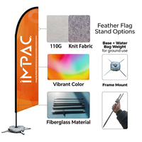 Drapeaux de plage en forme de goutte d'eau personnalisés pour le sport, bannières publicitaires imprimées, drapeaux promotionnels en tissu polyester, mât en aluminium