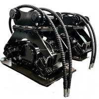 Plaque compacteuse vibrante hydraulique pour excavatrices de 20 tonnes (modèle PC200) avec composant moteur central