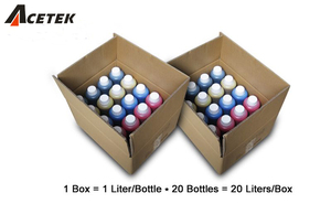 Acetek 100% Original seis colores Eco solvente tinta de gran formato para DX5 DX7 DX11 TX800 XP600 I3200 cabezal de impresión - Product Image 6
