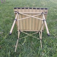 Ensemble de 5 pièces : Chaise pliante en fer et table de salle à manger, avec sac de transport – Mobilier d'extérieur moderne, portable pour camping, salle de sport en plein air, plage et voyage