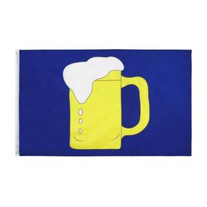 Дешевая цена 90*150 см пивной стеклянный полиэстер баннер - Product Image 1