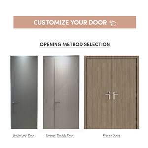 OUNA Aluminium Houten Deur: Uitzonderlijke Stabiliteit en Naadloze Uitlijning, Precieze Techniek voor Langdurig Gebruik - Product Image 5