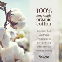 Parure de draps Queen 100 % coton biologique personnalisée, tissage percale, 40 fils, légère, respirante, lavable en machine, taies d'oreiller 15 pouces