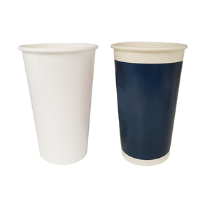 Chine En Gros personnalisé imprimé logo Biodégradable <span class=keywords><strong>Jetable</strong></span> tasse de papier écologique avec couvercle - Product Image 1