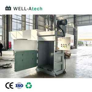 Nhà máy thương mại giá quần áo dọc thủy lực chất thải giấy các tông sóng <span class=keywords><strong>Baler</strong></span> máy - Product Image 2