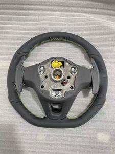 Volante Deportivo de Cuero para VW Passat, Touareg, Polo MK7, MK6, R-Line, CC, Jetta, <span class=keywords><strong>Golf</strong></span> 7, 7.5, <span class=keywords><strong>8</strong></span>, GTI, GTD, <span class=keywords><strong>GTE</strong></span>, R, Todos los Modelos - Product Image 5