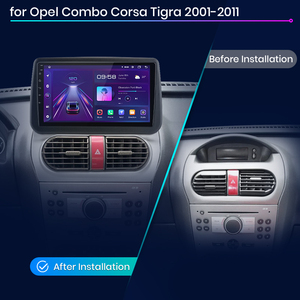 Junsun Carplay Android Auto Autoradio pour Opel Combo Corsa <span class=keywords><strong>Tigra</strong></span> 2001-2011 Lecteur DVD de voiture Unité principale de voiture Multimédia - Product Image 2