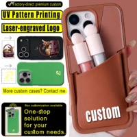 Coque de téléphone en silicone personnalisée antichoc pour iPhone