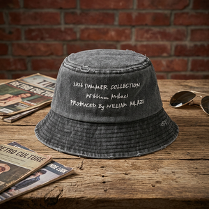 Casquette de pêcheur classique vintage personnalisée avec trous usés, en coton lavé, effet vieilli, pour l'extérieur, chapeaux bob décontractés - Product Image 3