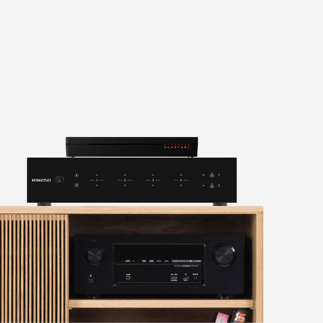 HA400 Hi-Fi Sound 4 Zone Multiroom Amplifier Smart Home Control Device Audio Integrate Amplifier