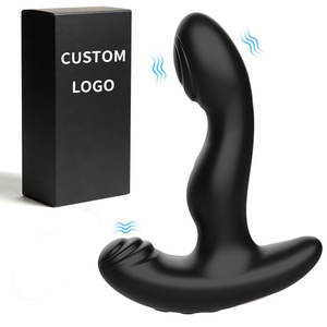 Masseur de <span class=keywords><strong>prostate</strong></span> masculin en silicone, vibromasseur pour adultes, jouets sexuels pour femmes et hommes, plug anal télécommandé - Product Image 1