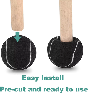 Couvre-pieds <span class=keywords><strong>de</strong></span> <span class=keywords><strong>chaise</strong></span> et <span class=keywords><strong>de</strong></span> table silencieux minimalistes: capuchons <span class=keywords><strong>de</strong></span> pieds <span class=keywords><strong>de</strong></span> tabouret en feutre sphérique, antidérapants, réducteurs <span class=keywords><strong>de</strong></span> <span class=keywords><strong>bruit</strong></span> et absorbants les chocs - Product Image 3