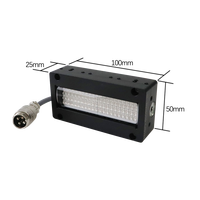 SULODAK 240 W Lampu Pengering Tinta Printer Flatbed LED UV 395nm Daya Tinggi 100MM yang Baru Ditingkatkan, Cahaya Biru Ungu