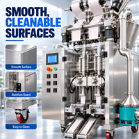 Machine d'emballage de poudre sèche à double circuit DEEPACK pour des opérations de conditionnement coordonnées de sachets avec contrôle de remplissage et scellage de film