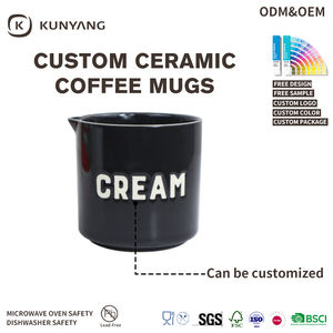 สติ๊กเกอร์ขายส่ง กระปุกชาเซรามิก กระปุก<span class=keywords><strong>ครีม</strong></span>และกาแฟ เครื่องครัว กระปุก<span class=keywords><strong>ครีม</strong></span> - Product Image 4