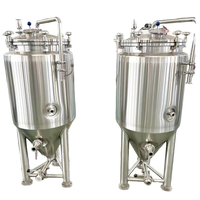 Réservoir de fermentation conique en acier inoxydable 100L 1BBL 200L 300L 500L 1000L 2000L 3000L à vendre