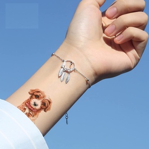 2.36 personalizzato * 2.36in temporaneo realistico gatto orsacchiotto cane Corgi tatuaggio adesivi <span class=keywords><strong>per</strong></span> bambini adulti carino tatuaggio <span class=keywords><strong>per</strong></span> piccoli fan di animali - Product Image 3
