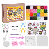 Kit de perles à fusionner en gros de 2,6 mm, perles en plastique Perler Hama faites à la main avec planche à perles et accessoires pour enfants