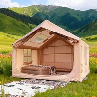 Tente gonflable de luxe, portable, durable, élégante, imperméable, pour activités de randonnée en plein air, vente en gros à bas prix