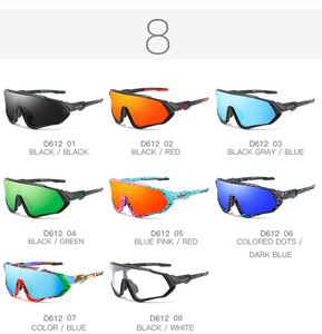 DUBERY Wholesale Oversize Unisex <strong>Sports</strong> <strong>Sunglasses</strong> <strong>Polarized</strong> UV400 2023 Fashion Model D612 2025 - Product Image 3