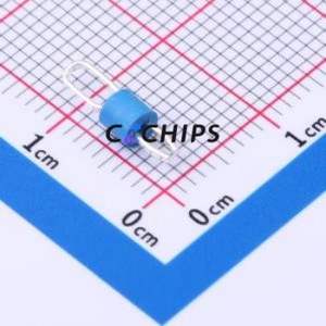 5127 Test Point / Test Loop Connector Pin Type (Through Board) Blue 3.2mm - Product Image 1