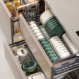 Factory Direct Heavy Duty <b>Kitchen</b> Cabinet Drawer Pull Out Sliding <b>Pantry</b> Shelves Drawer Storage Organizer Basket for <b>Kitchen</b> - Product Image 4