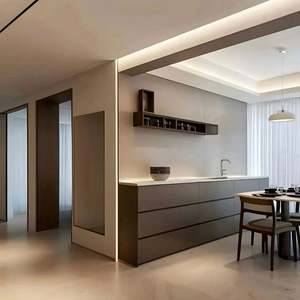 Gabinetes de Madera, Gabinete de Almacenamiento, Despensa, Estilo Moderno Minimalista, Gabinetes de Cocina Personalizados para Muebles de Hogar - Product Image 6