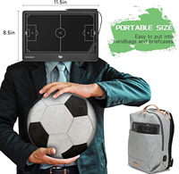 Tablette de dessin tactique tactique de tableau d'entraînement électronique LCD de 12.8 pouces avec stylet pour l'entraînement des marqueurs d'entraîneur