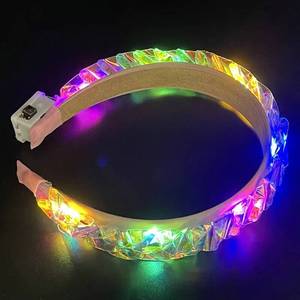 ที่คาดผม LED แบบมงกุฎ - พลาสติกทนทาน อุปกรณ์จัดงานปีใหม่ สินค้ามาใหม่ - Product Image 2