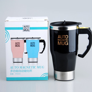 Taza de Café Eléctrica de Viaje para Oficina, 11 oz, con Autoagitación Magnética, de Acero Inoxidable 304, <span class=keywords><strong>Aislada</strong></span> al Vacío, con Logotipo Personalizado - Product Image 2