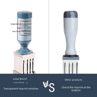 Tampon dateur Intoss Master Signature IQCPASS réglable (Année-Mois-Jour) pour usage bureautique, sceau d'inspection de qualité en plastique