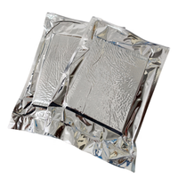 Pochette thermique extensible imperméable en aluminium isolé pour l'expédition de crème glacée, de chocolat et d'aliments