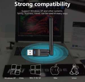 Scheda di Rete Wireless USB Esterna <span class=keywords><strong>RE</strong></span>-1508 150Mbps Ricevitore di Segnale WiFi Adattatore DVB-T2 Set-Top Box IPTV - Product Image 5