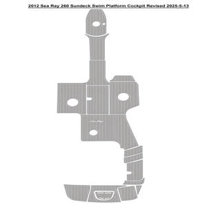 Yate Sea Ray 260 Sundeck 2012 y Cubierta de Teca EVA Marina, Moderna, para Exteriores, Instalación con Clic, Artículo de Venta Caliente en eBay y AliExpress - Product Image 5