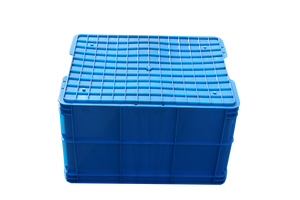 NEXARA штабелируемые сверхпрочные XS500-320 пластиковые логистические коробки, прочный ящик с прикрепленной крышкой - Product Image 2