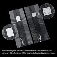 Sacs de culture de champignons PP autoclavables avec filtre de 0,2 micron, extra épais 0,06/0,08 mm, pour la culture de champignons