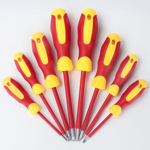 8 In 1 Electrician <b>Screwdriver</b> Set Insulated Cross Flat Head Industrial Grade With Anti Slip Handle For Electrical Repair - Product Image 2