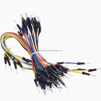 Cables de puente de placa de pruebas flexibles sin soldadura macho a macho compatibles con placa de pruebas Arduino