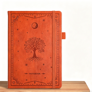 Carnet en cuir vintage, journal d'étudiant, bloc-notes, agenda professionnel pour l'organisation quotidienne - Product Image 1