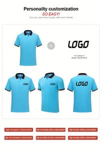 Chemises polo pour hommes de haute qualité, best-sellers, respirantes, à séchage rapide, style tendance, sur mesure, coupe classique - Product Image 2