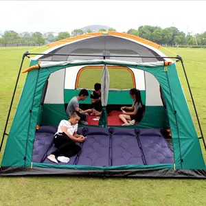 チャイナマーキーテントTippi Zelt Carpa Para4 Personas Exterior Barraca Zelt Luxus10 Person Camping Tent 4 Season