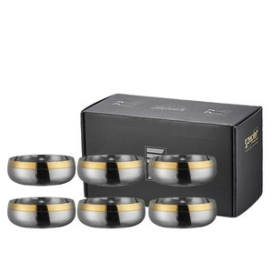 <span class=keywords><strong>Verre</strong></span> à champagne à vin rouge bordé d'or, résistant aux chutes, vaisselle d'extérieur, ensemble de tasses à dessert à longue tige - Product Image 6