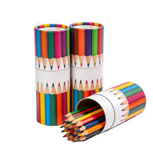 Emballage cylindrique sur mesure en papier kraft biodégradable pour l'emballage de crayons, boîte cadeau - Product Image 5