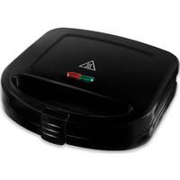 Aifa - Machine à gaufres et à beignets antiadhésive personnalisée, presse à panini, gril électrique, machine à sandwichs triangulaires 4 tranches pour le petit-déjeuner