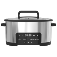 Cuisinière électrique multifonctionnelle 6L avec panier de cuisson antiadhésif, marmite électrique pour usage domestique et hôtelier