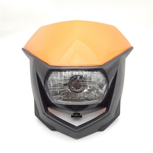 Phare de moto, grille de phare, ampoule de phare, accessoire de modification compatible avec Yamaha, KTM, CRF, XR - Product Image 5