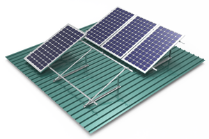 Système de montage solaire pour toit en tôle, construction en aluminium résistant à la corrosion, construction personnalisable - Product Image 3